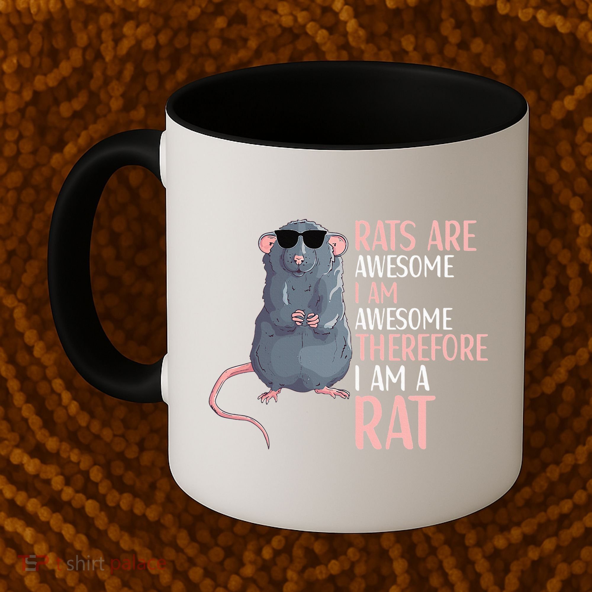 Rats Are Awesome Funny Rat Lover  Coffee Mug