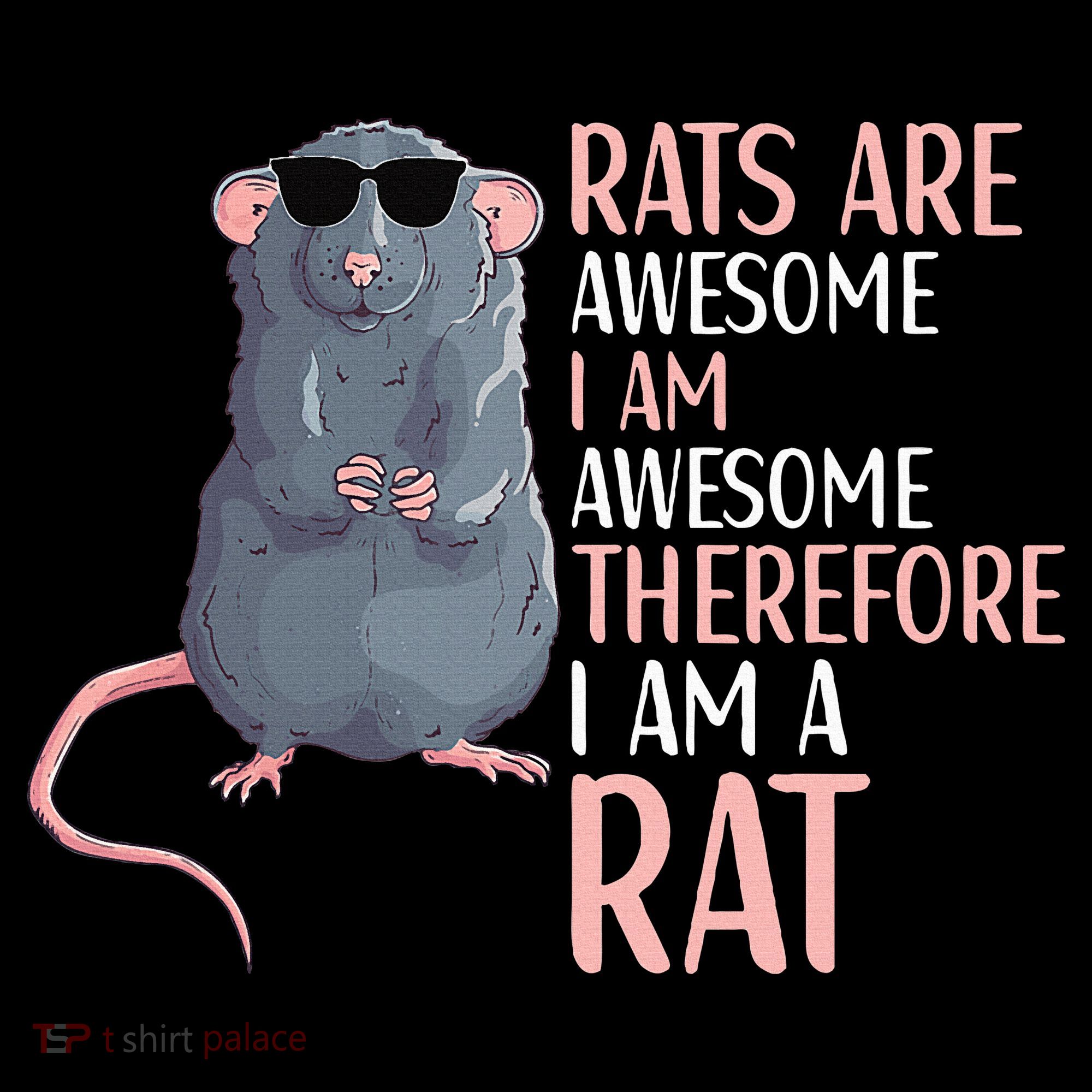 Rats Are Awesome Funny Rat Lover  Coffee Mug