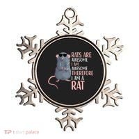 Rats Are Awesome Funny Rat Lover  Ornament thumb 0