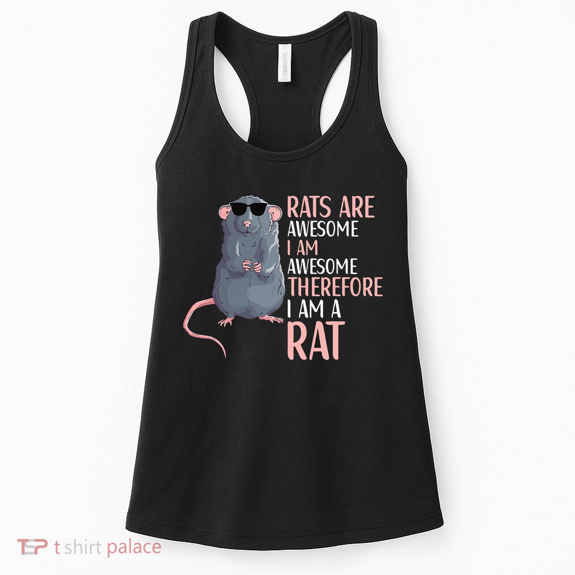 Rats Are Awesome Funny Rat Lover  Women's Tank Top