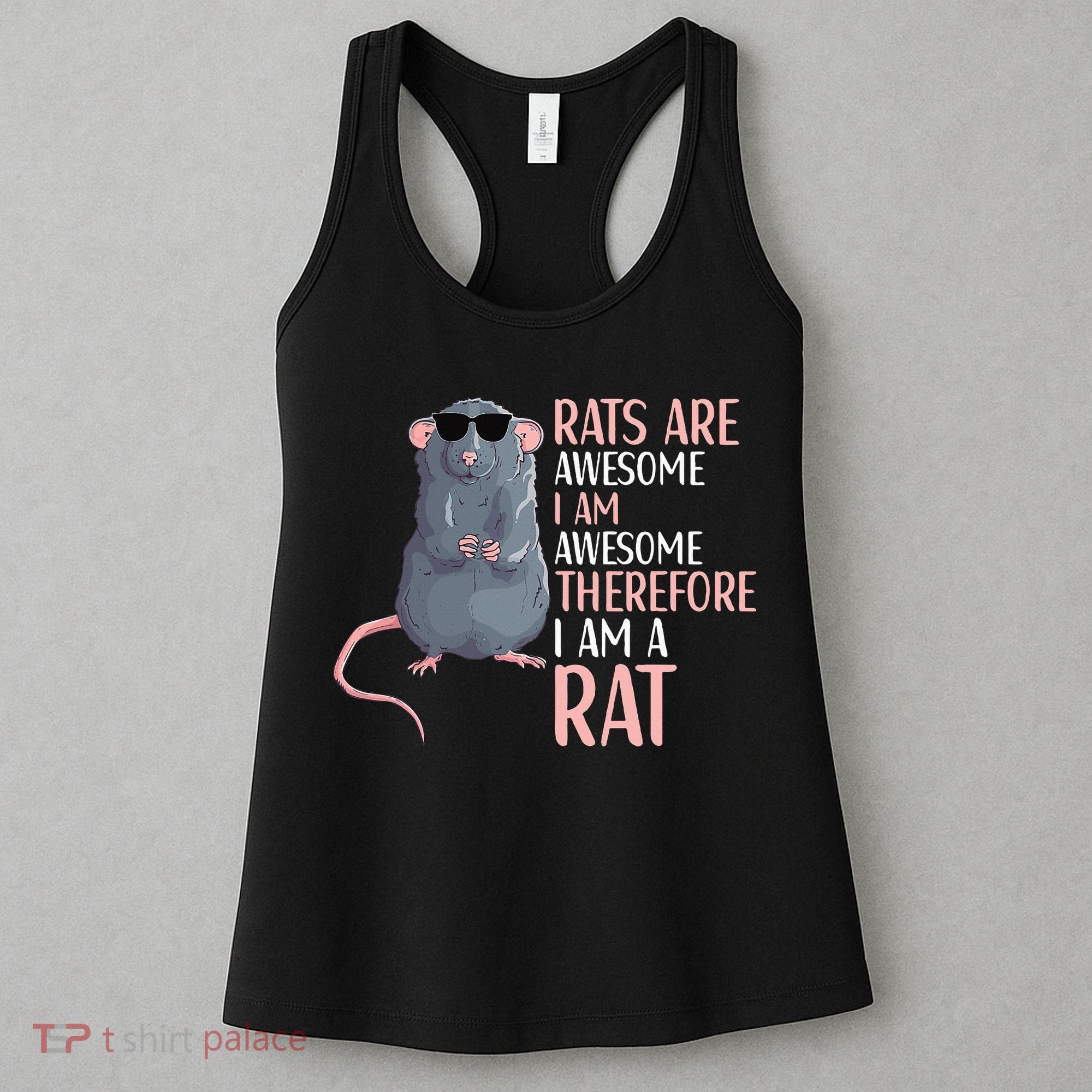 Rats Are Awesome Funny Rat Lover  Women's Tank Top