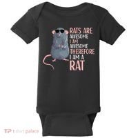 Rats Are Awesome Funny Rat Lover  Baby Bodysuit thumb 0
