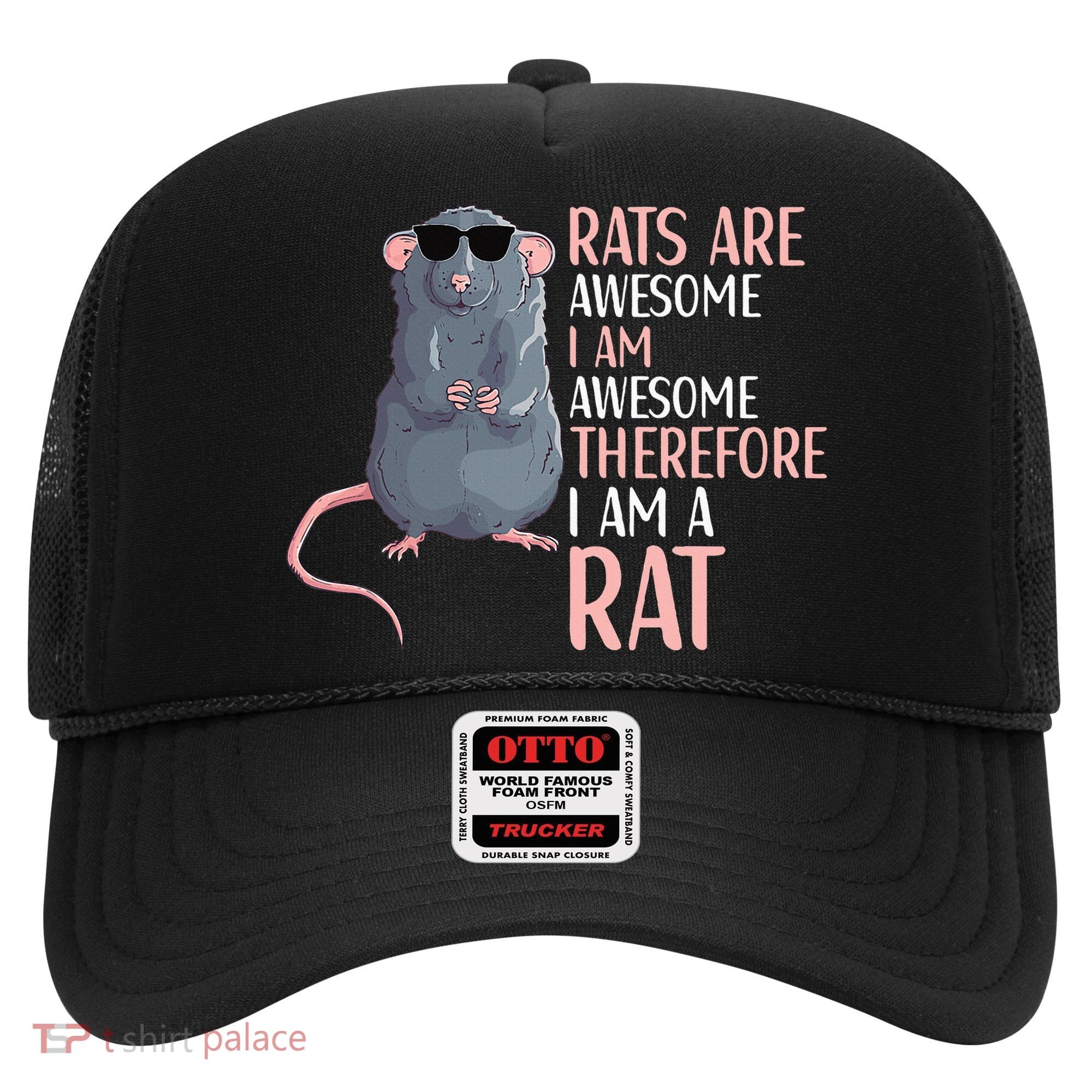 Rats Are Awesome Funny Rat Lover  Hat