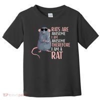 Rats Are Awesome Funny Rat Lover  Toddler T-Shirt thumb 0