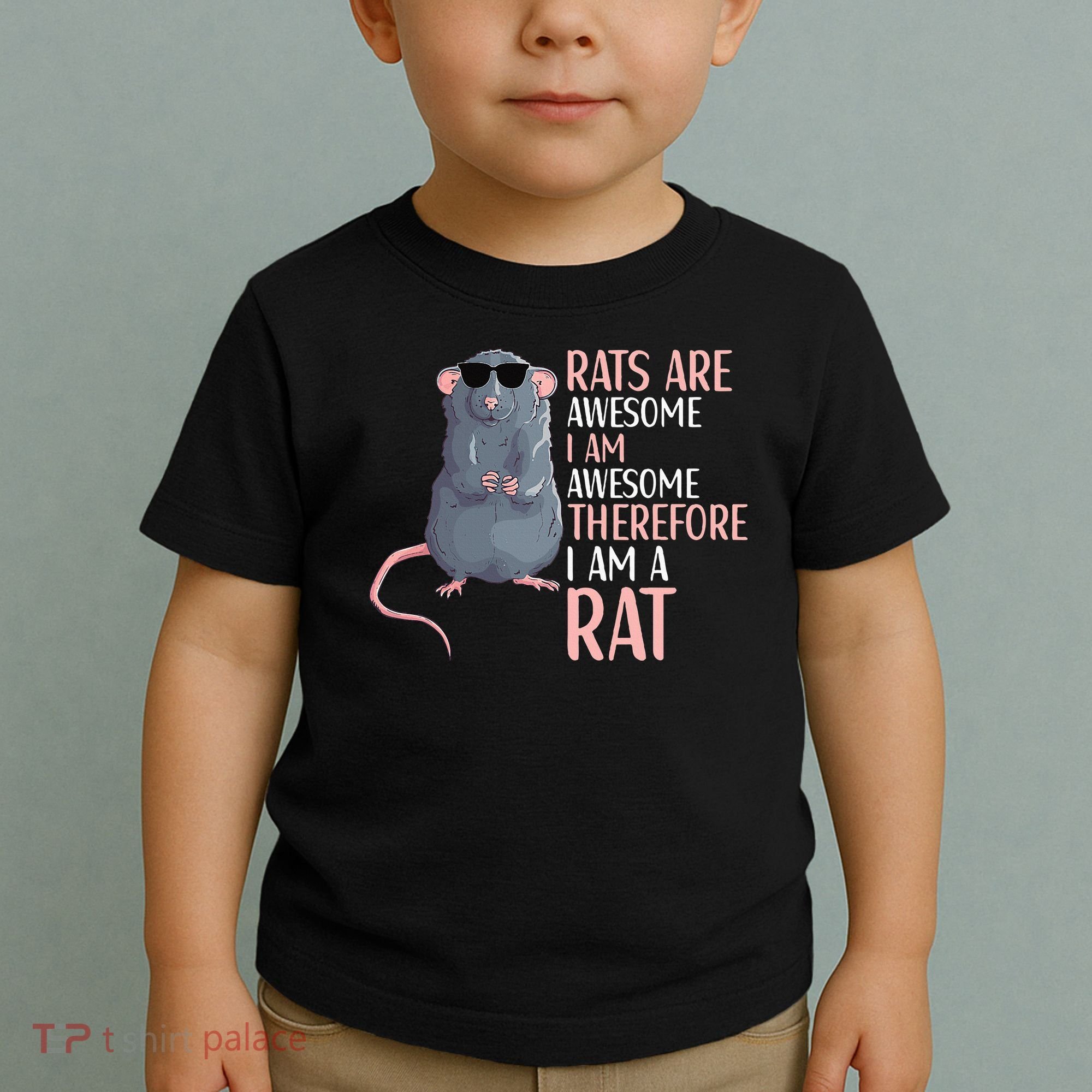 Rats Are Awesome Funny Rat Lover  Toddler T-Shirt