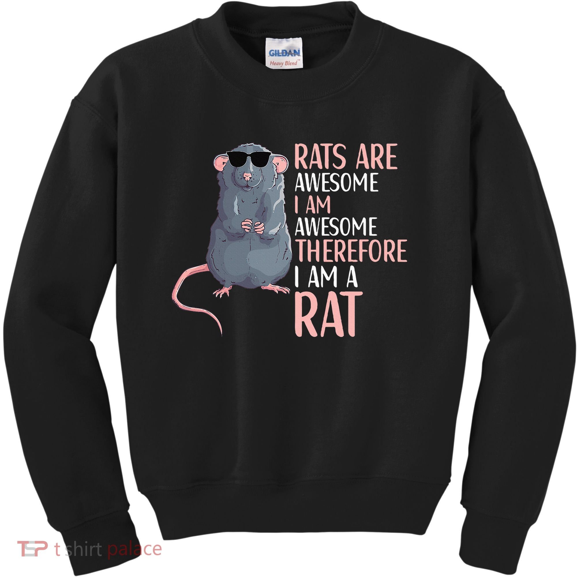 Rats Are Awesome Funny Rat Lover  Kids Sweatshirt