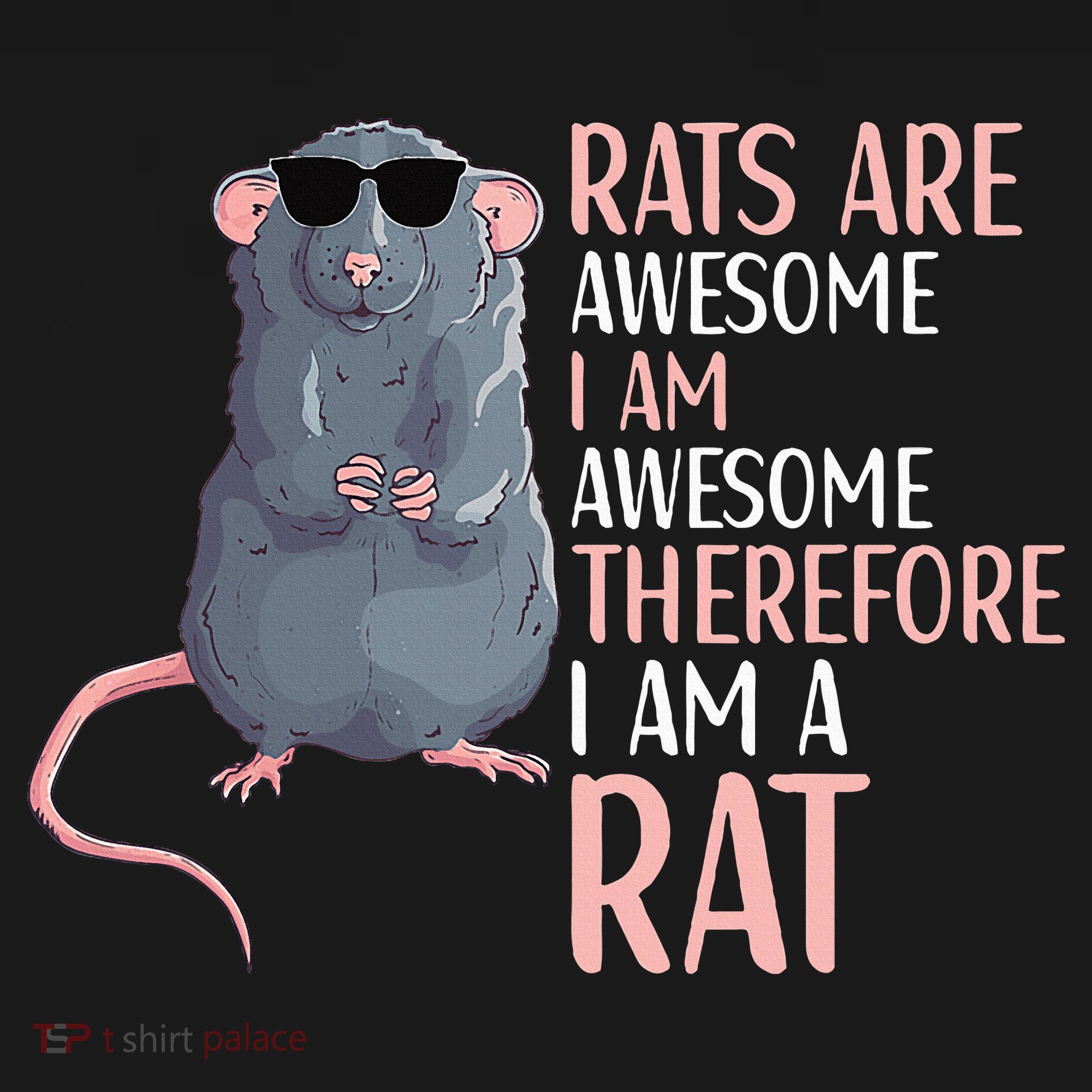 Rats Are Awesome Funny Rat Lover  Kids Hoodie