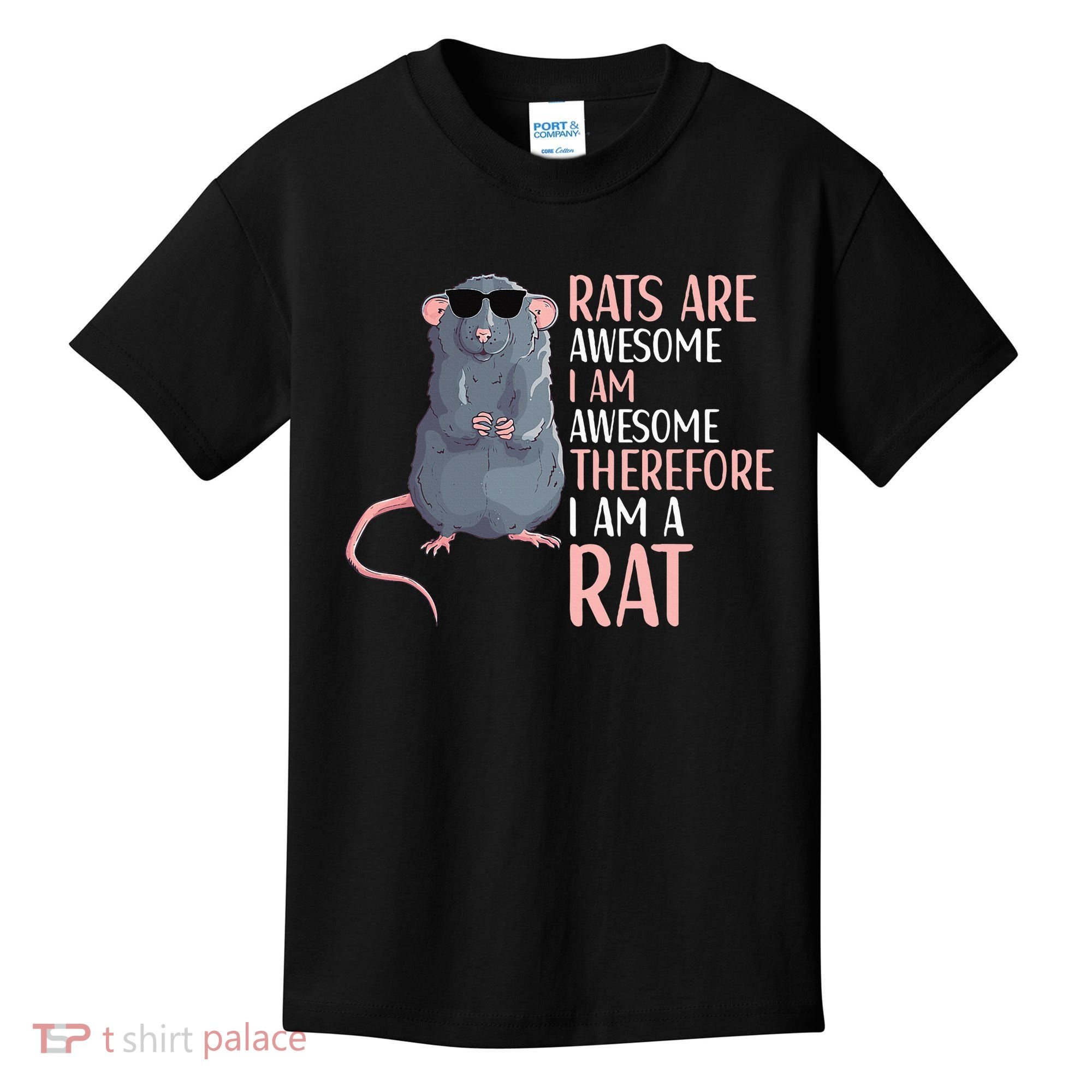 Rats Are Awesome Funny Rat Lover  Kids T-Shirt