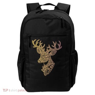 Reindeer Abstract Art Holiday Backpack