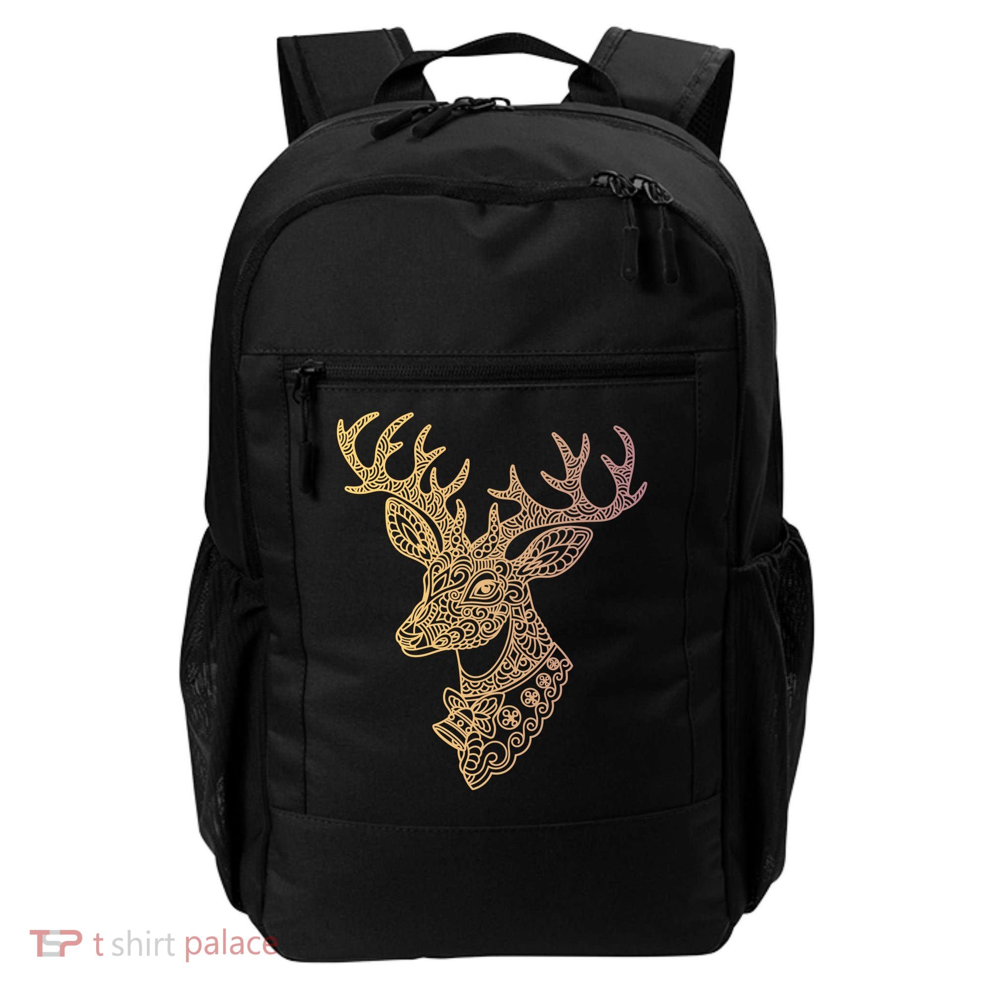 Reindeer Abstract Art Holiday Backpack