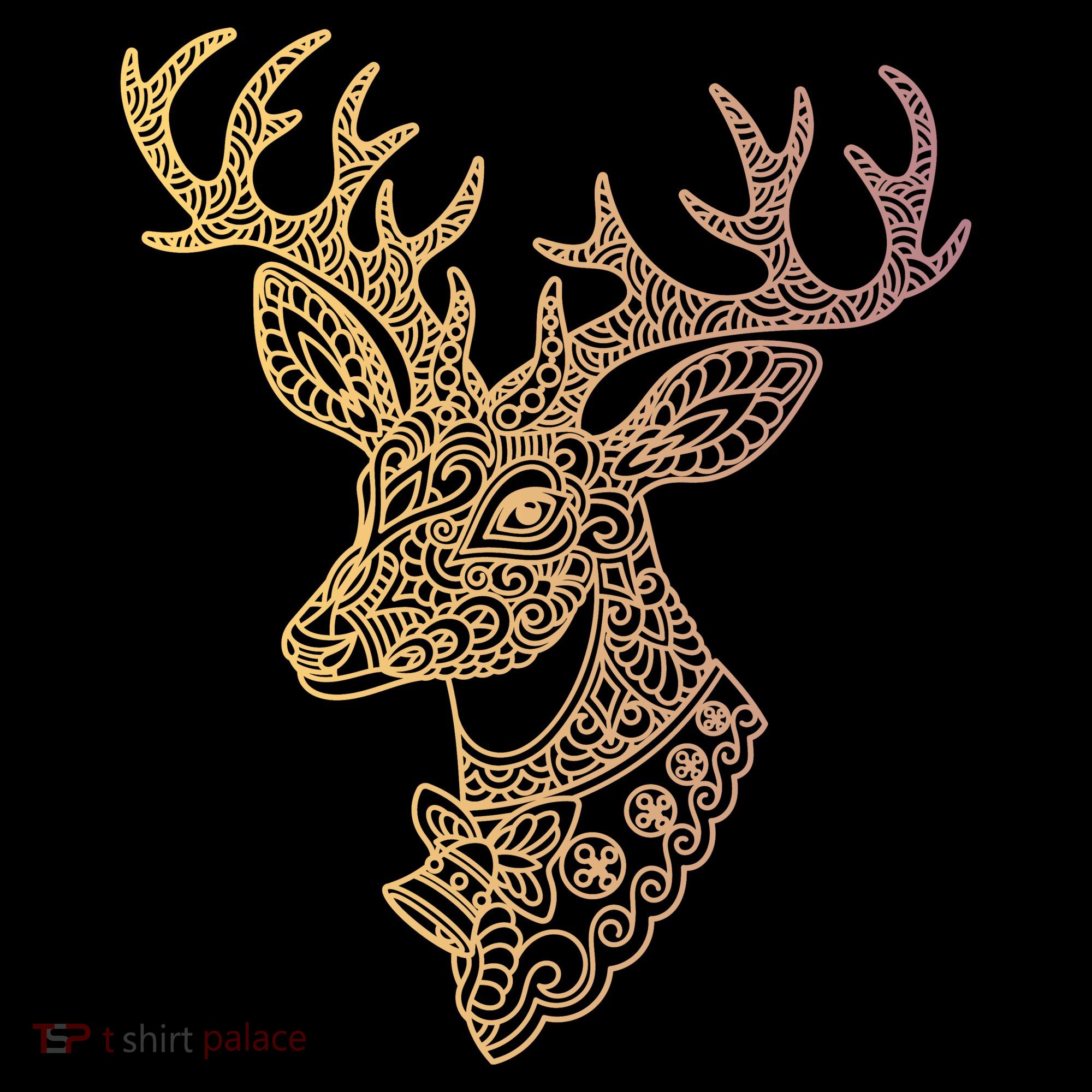 Reindeer Abstract Art Holiday Mesh Reversible Basketball Jersey Tank