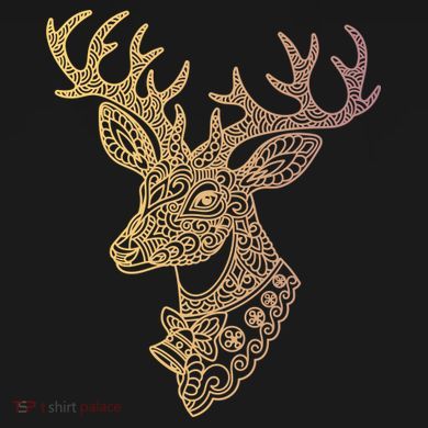 Reindeer Abstract Art Holiday Performance Fleece Hoodie