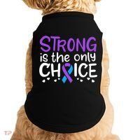 Rheumatoid Arthritis Awareness Ribbon Arthritis Warrior Gift Doggie Tank thumb 0
