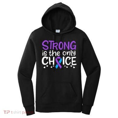 Rheumatoid Arthritis Awareness Ribbon Arthritis Warrior Gift Women's Hoodie