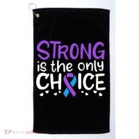 Rheumatoid Arthritis Awareness Ribbon Arthritis Warrior Gift Golf Towel thumb 0