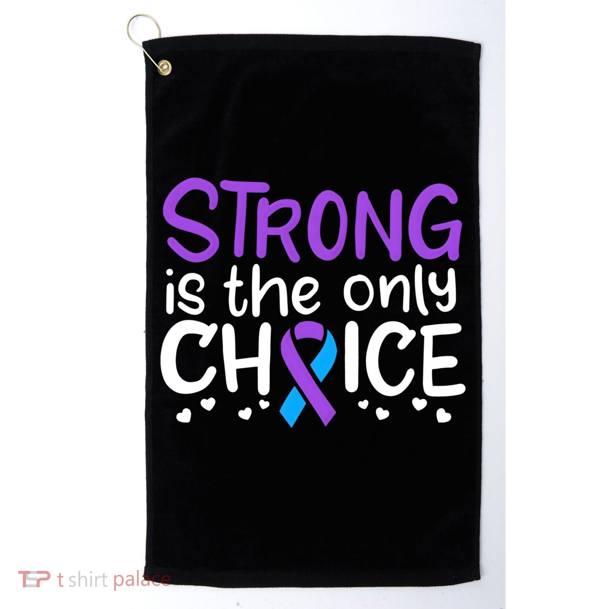 Rheumatoid Arthritis Awareness Ribbon Arthritis Warrior Gift Golf Towel