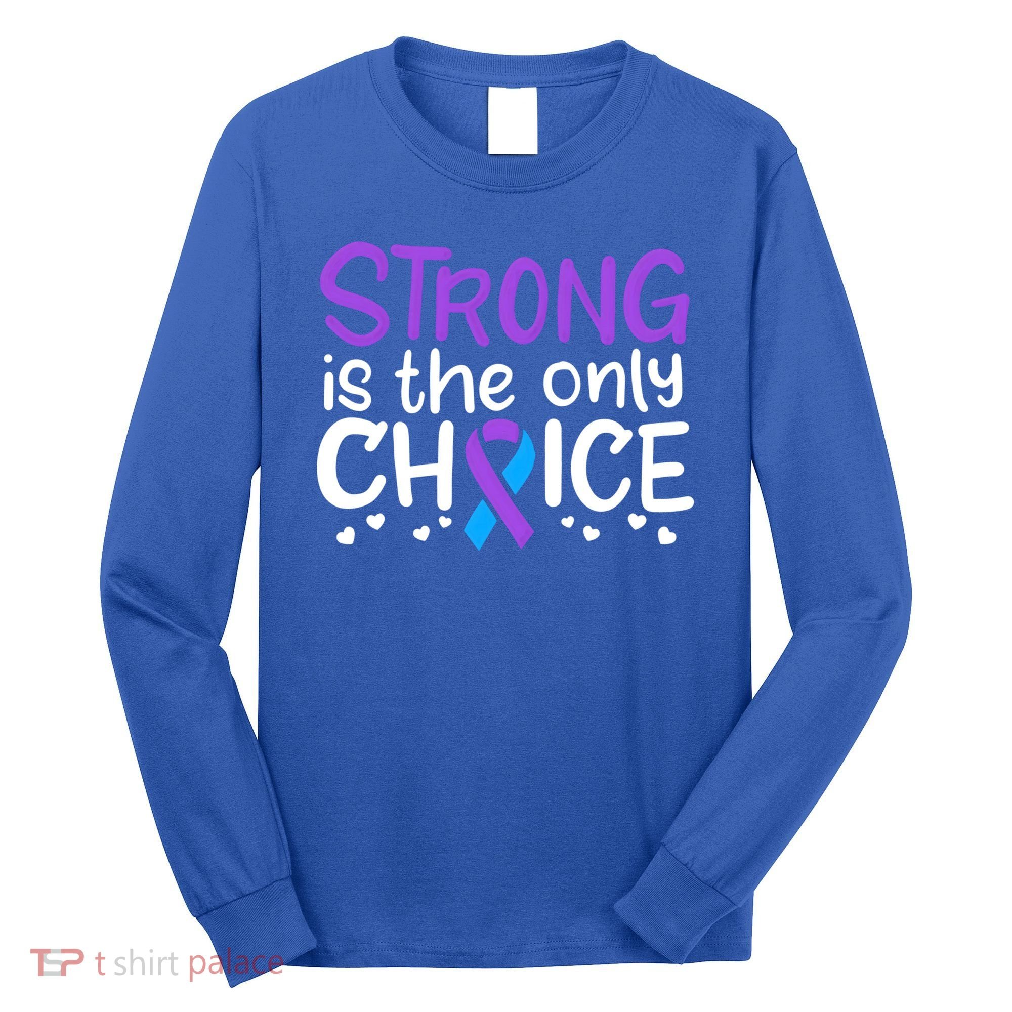 Rheumatoid Arthritis Awareness Ribbon Arthritis Warrior Gift Long Sleeve Shirt