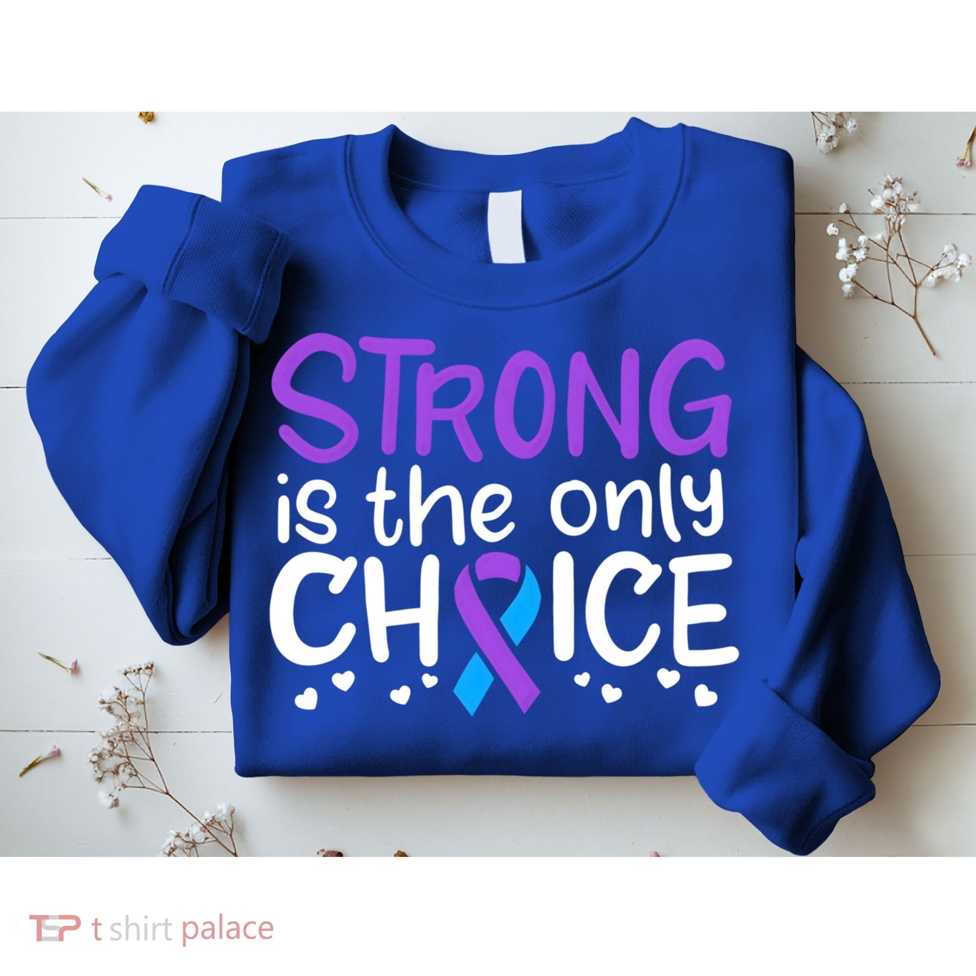 Rheumatoid Arthritis Awareness Ribbon Arthritis Warrior Gift Sweatshirt