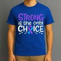 Rheumatoid Arthritis Awareness Ribbon Arthritis Warrior Gift T-Shirt thumb 3