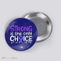 Rheumatoid Arthritis Awareness Ribbon Arthritis Warrior Gift Button thumb 0