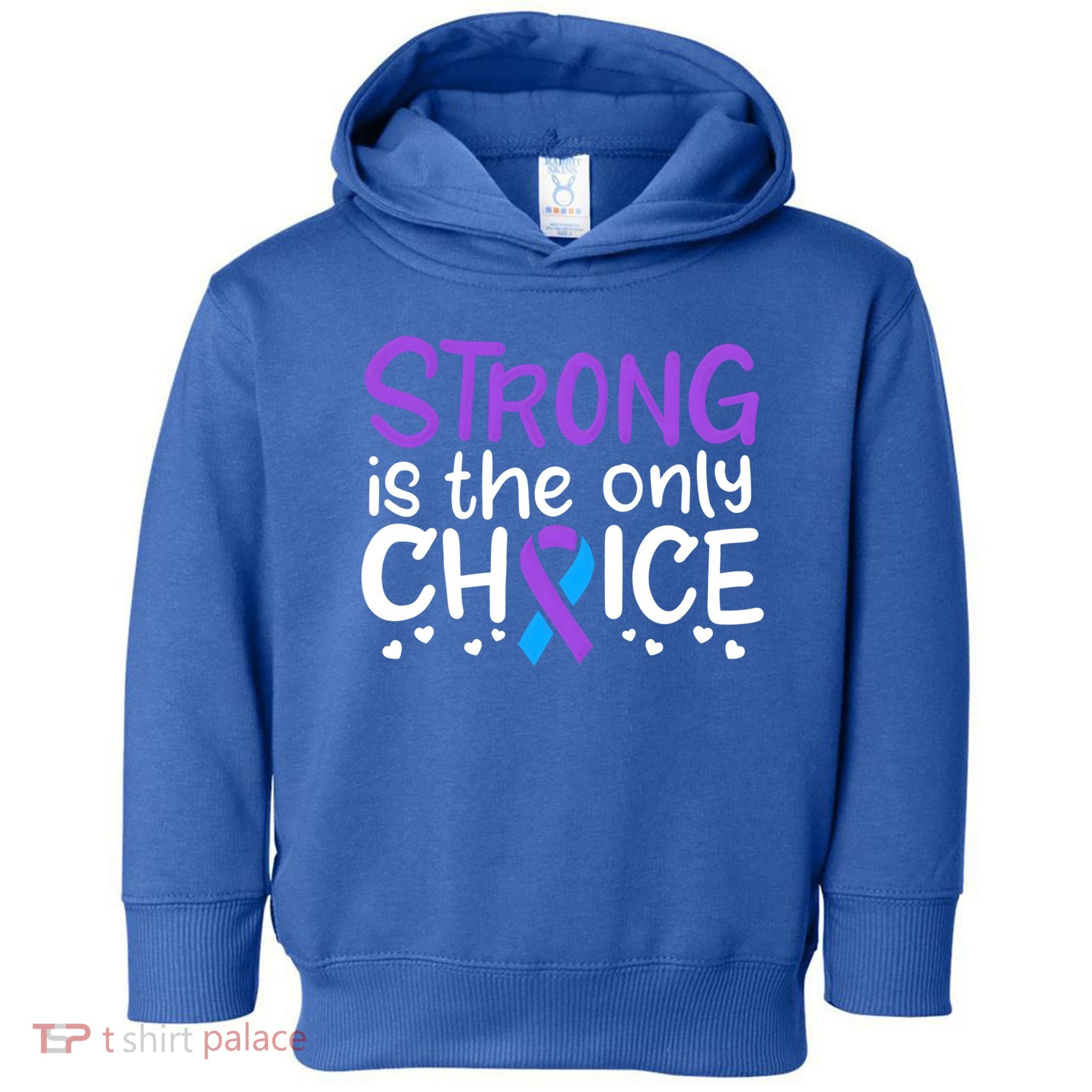 Rheumatoid Arthritis Awareness Ribbon Arthritis Warrior Gift Toddler Hoodie