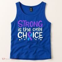 Rheumatoid Arthritis Awareness Ribbon Arthritis Warrior Gift Tank Top thumb 2
