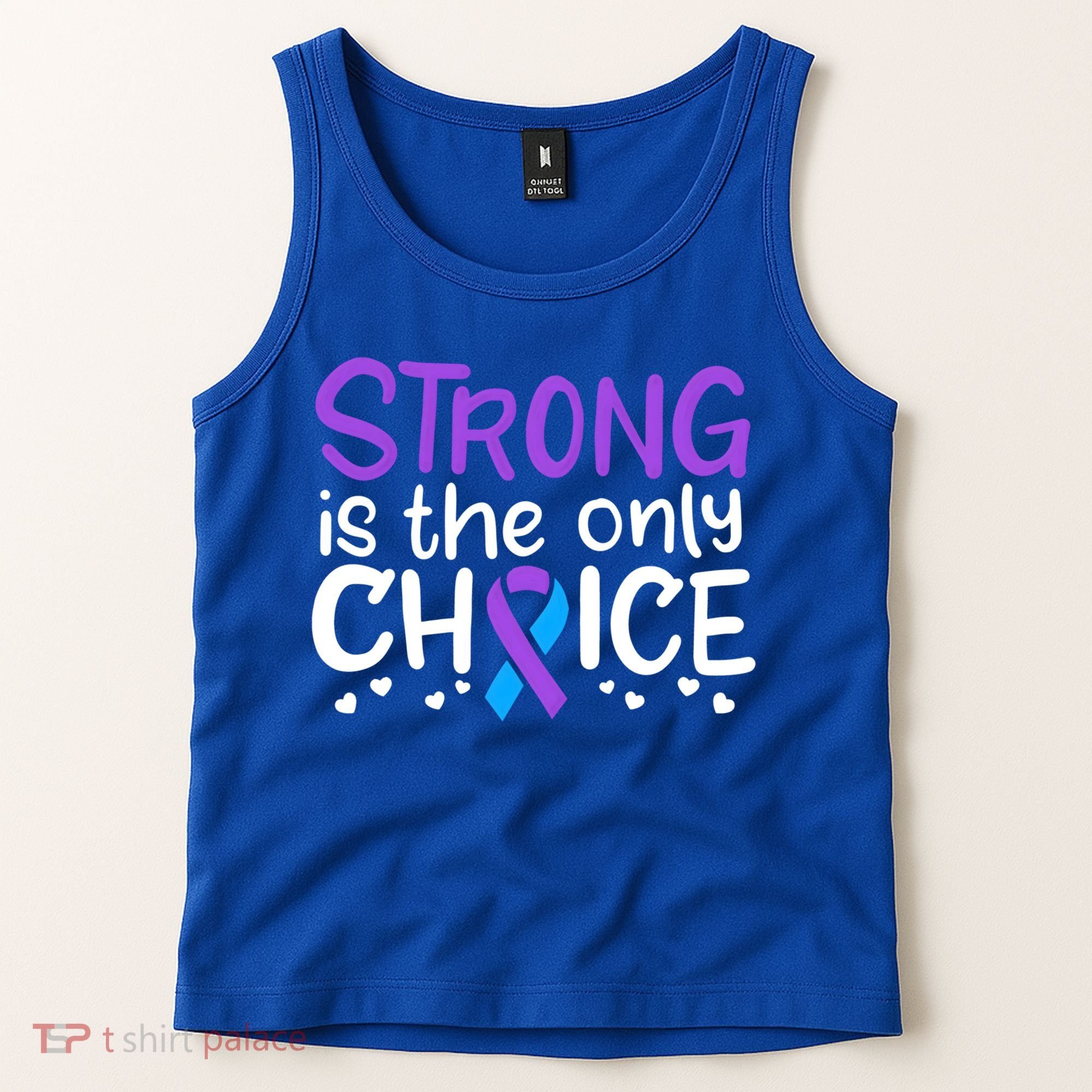 Rheumatoid Arthritis Awareness Ribbon Arthritis Warrior Gift Tank Top