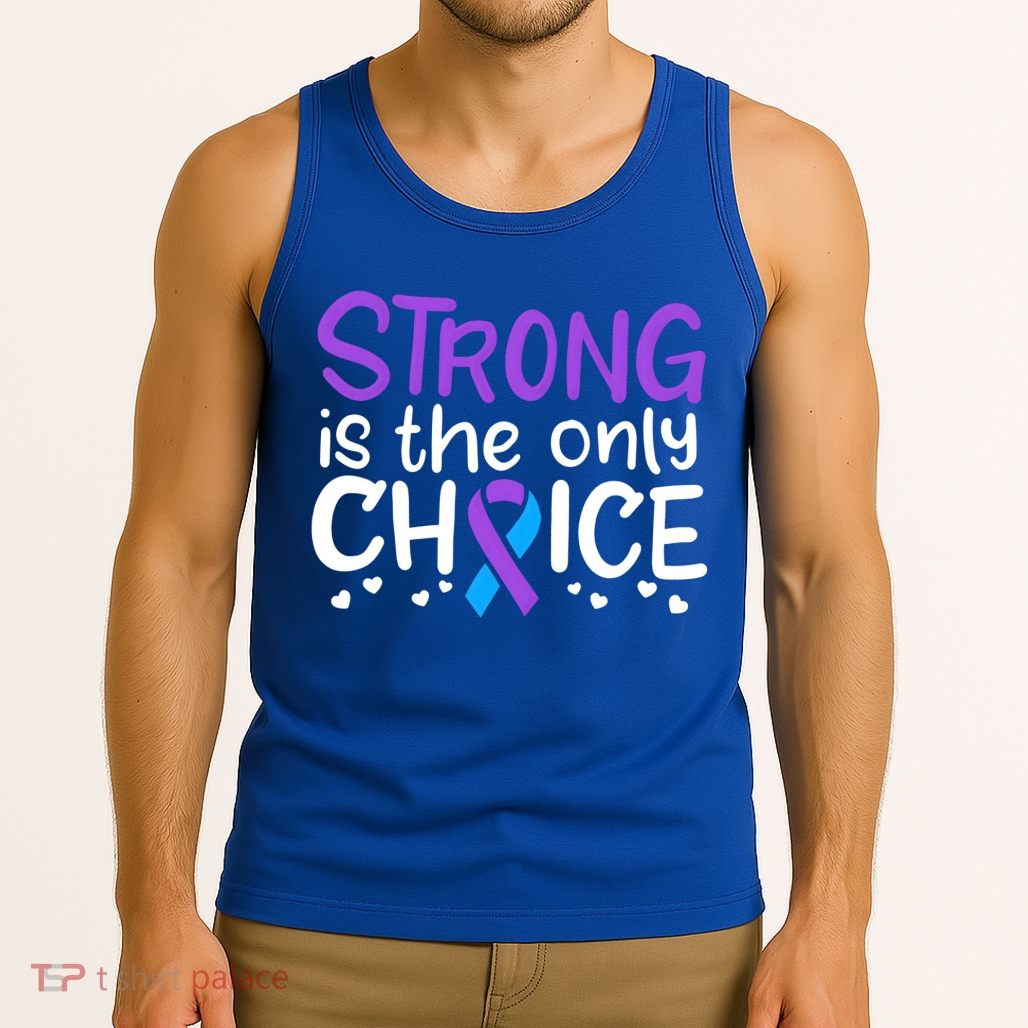 Rheumatoid Arthritis Awareness Ribbon Arthritis Warrior Gift Tank Top