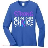 Rheumatoid Arthritis Awareness Ribbon Arthritis Warrior Gift Women's Long Sleeve Shirt thumb 0