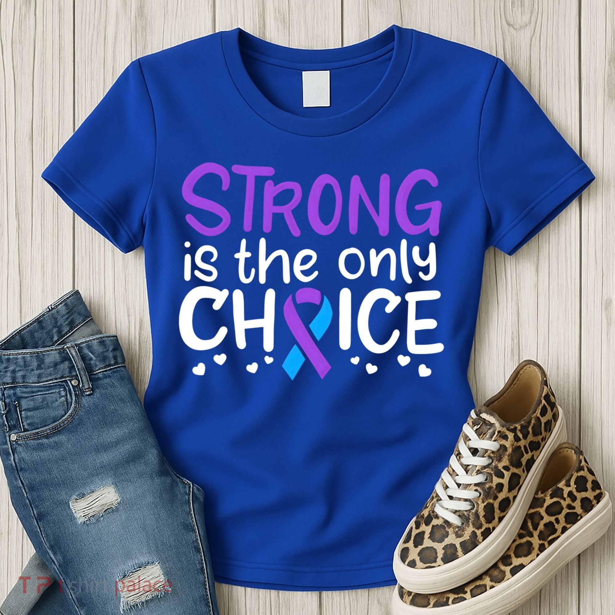 Rheumatoid Arthritis Awareness Ribbon Arthritis Warrior Gift Women's T-Shirt