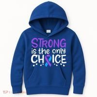 Rheumatoid Arthritis Awareness Ribbon Arthritis Warrior Gift Kids Hoodie thumb 0