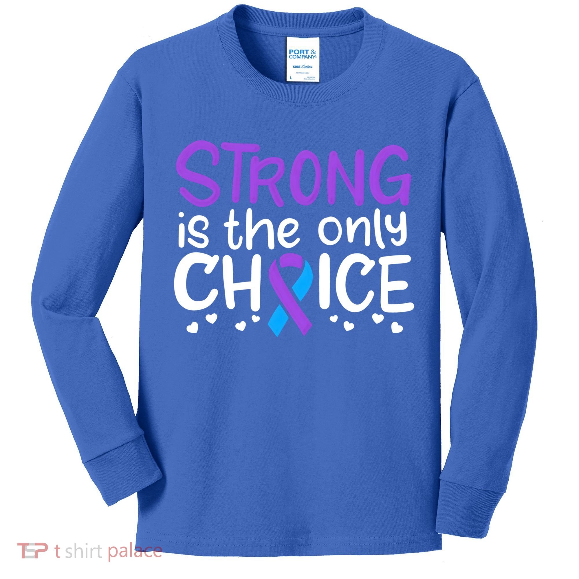 Rheumatoid Arthritis Awareness Ribbon Arthritis Warrior Gift Kids Long Sleeve Shirt