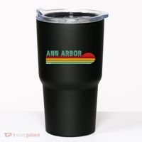 Retro Ann Arbor Michigan Tumbler thumb 0