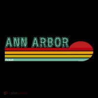 Retro Ann Arbor Michigan Ornament thumb 1