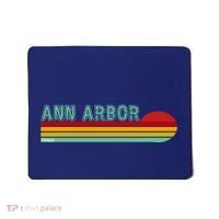Retro Ann Arbor Michigan Mousepad thumb 0