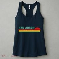 Retro Ann Arbor Michigan Women's Tank Top thumb 3