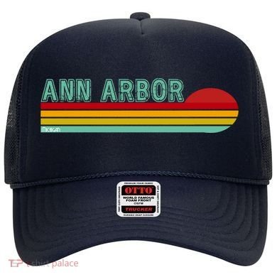 Retro Ann Arbor Michigan Hat