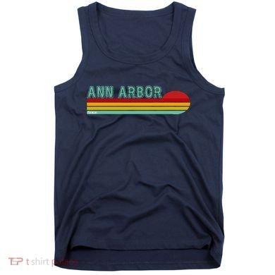 Retro Ann Arbor Michigan Tank Top