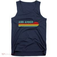 Retro Ann Arbor Michigan Tank Top thumb 0
