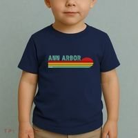 Retro Ann Arbor Michigan Toddler T-Shirt thumb 2
