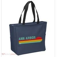 Retro Ann Arbor Michigan Tote Bag thumb 2