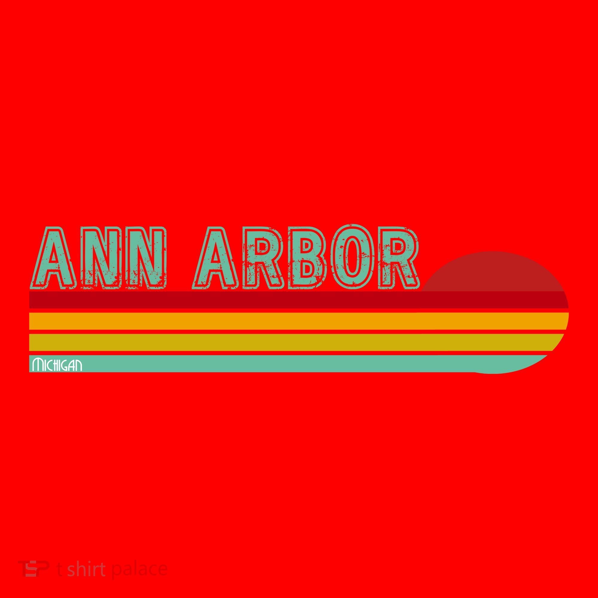 Retro Ann Arbor Michigan Santa Hat