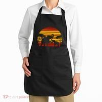 Retro Africa Animal Zoo Keeper Gift Safari Sunset Elephant Apron thumb 2