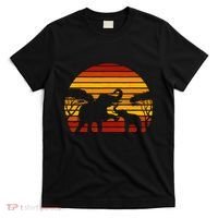 Retro Africa Animal Zoo Keeper Gift Safari Sunset Elephant T-Shirt thumb 0