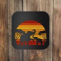 Retro Africa Animal Zoo Keeper Gift Safari Sunset Elephant Coaster thumb 0