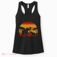 Retro Africa Animal Zoo Keeper Gift Safari Sunset Elephant Women's Tank Top thumb 0