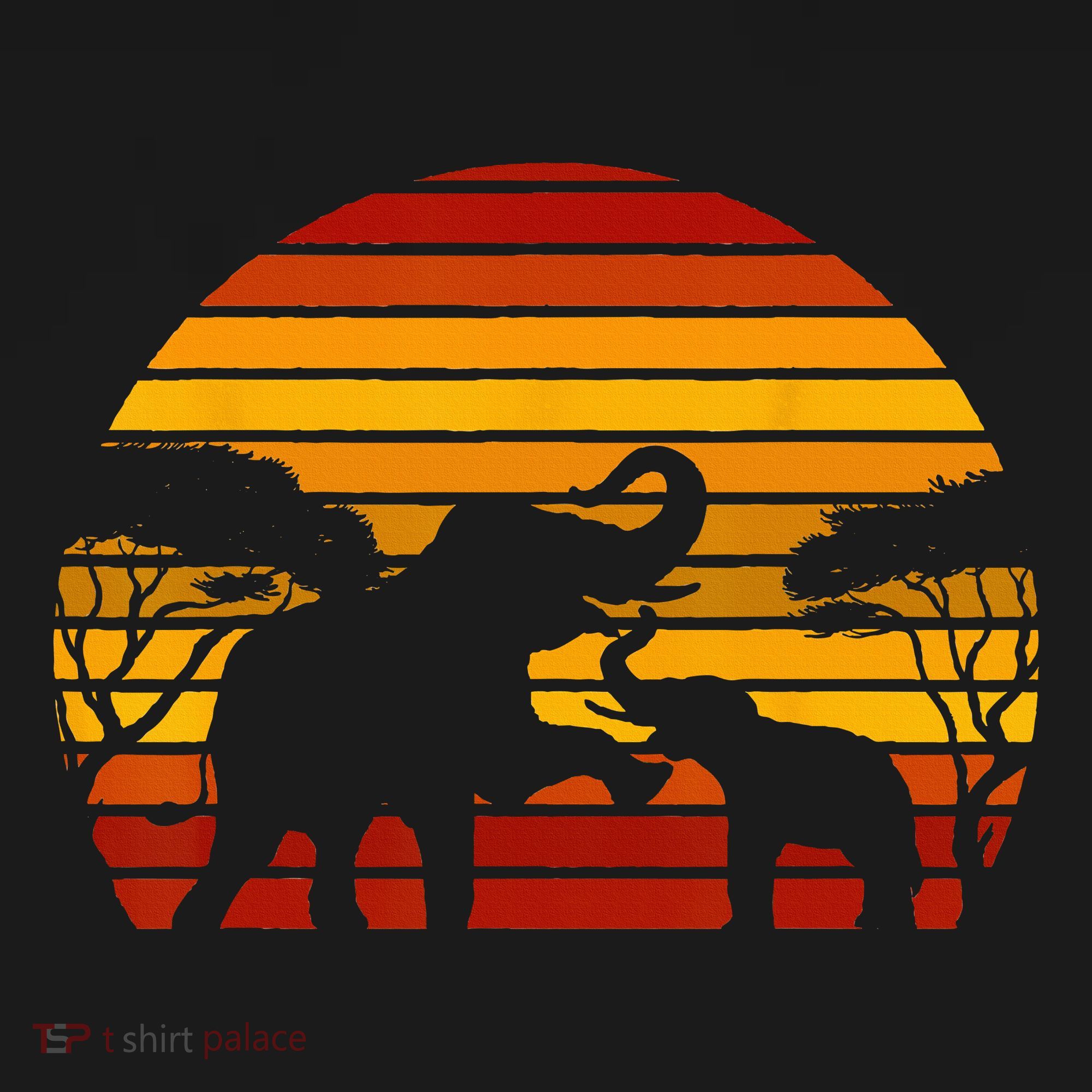 Retro Africa Animal Zoo Keeper Gift Safari Sunset Elephant Women's Tank Top