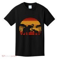 Retro Africa Animal Zoo Keeper Gift Safari Sunset Elephant Kids T-Shirt thumb 0