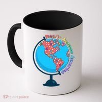 Reads Across America World Globe Book Lover Coffee Mug thumb 0