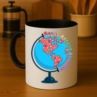 Reads Across America World Globe Book Lover Coffee Mug thumb 4